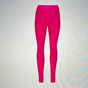Skims cotton rib legging. Extra small. Color: raspberry